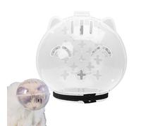 Muselière transparente anti-morsure pour chat - Pour le rasage et le visage C - Avec trous respirants pour le bain