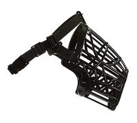 Muselière - Trixie - Taille L - Plastique/Nylon - Circonférence 26 Cm - Couleur Noir