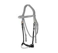 Muserolle cheval allemande en corde Dy'on Noir XFull