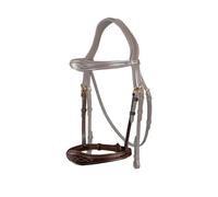 Muserolle cheval anatomique sans sous barbe Dy'on Marron Full