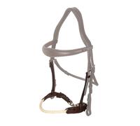 Muserolle cheval avec corde et chaîne Dy'on Marron Full