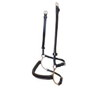 Muserolle cheval BR Equitation Demi-lune Noir Full