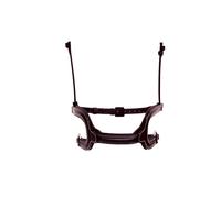 Muserolle cheval corde Silver Crown H Noir Full