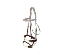 Muserolle cheval double avec corde Dy'on Marron Full