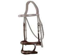 Muserolle cheval double Dy'on Marron Full