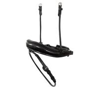 Muserolle cheval double imprimé croco anatomique ANKY Noir Full
