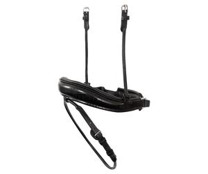 Muserolle cheval double imprimé croco anatomique ANKY Noir Full