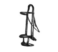 Muserolle cheval double Trust Noir Cob