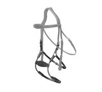 Muserolle cheval élastique Dy'on Hybride Noir OVER