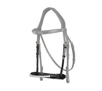 Muserolle cheval en corde Dy'on Noir Poney