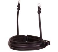 Muserolle cheval en cuir Pull-Back BR Equitation Noir Cob