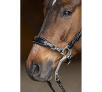 Muserolle cheval et gourmette HFI Hackamore Noir Full