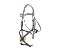 Muserolle cheval Mexicaine avec chaines Dy'on Noir Cob