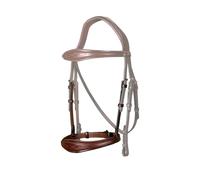 Muserolle cheval sans sous barbe anatomique Dy'on Marron Full