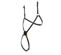 Muserolle cheval Weatherbeeta Collegiate Mono Crown Grackle Marron Demi-sang