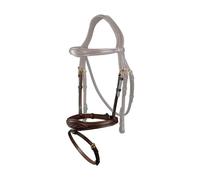 Muserolle combinée anatomique pour cheval Dy'on Marron Full