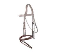 Muserolle combinée pour cheval Dy'on Marron Poney