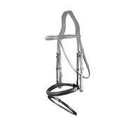 Muserolle combinée pour cheval Dy'on Noir Poney
