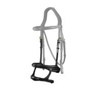 Muserolle double pour cheval Dy'on Noir Cob