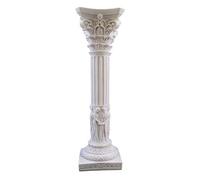 Muses Goddesses Colonne sur pied grecque sculptée en marbre 67,8 cm
