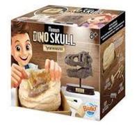 Museum Dino skull Crane de T Rex Marron G