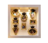 Museum Silhouette Box - Mallette Artisanale avec Silhouettes Antiques - Cadre Photo DIY pour remises de diplômes, Noël, Anniversaires, Mariages, Couples, familles, et Amis