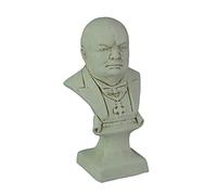 Museum White Finish Winston Churchill Bust Statue