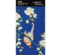Museums & Galleries Agenda annuel 2026 fin 2026 avec affichage mensuel - British Museum - Bouvreuil et cerisier pleureur