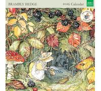 Museums & Galleries Brambly Hedge Calendrier 2026 - Calendrier mural mensuel au Royaume-Uni - Planificateur mural 2026 et organiseur personnel pour la maison et la famille