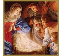 Museums & Galleries Lot de 8 cartes de Noël caritatives « Adoration des bergers » - 8 cartes de 1 motif