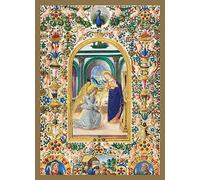 Museums & Galleries Lot de 8 cartes de Noël - Scène religieuse manuscrite illuminée - Écologique et recyclable