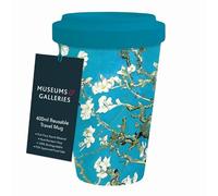 Museums & Galleries Mug de voyage réutilisable 400 ml - Motif Van Gogh Amandier Blossom - Idée cadeau durable