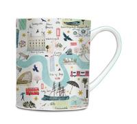 Museums & Galleries Tasse en porcelaine fine, imprimé monuments de Londres