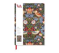 Museums & Galleries V&A Museum Agenda de bureau 2026 Format A5 Motif voleur de fraises William Morris & Friends