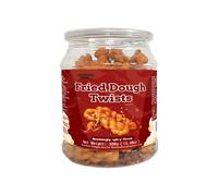 MUSHAN BASE Mini beignets torsadés frits, Saveur épicée, 380 g