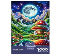 MushChambre Maison Puzzle 1000 Pièces Adultes Enfants intéressant Puzzles 1000 Pièce Jeu Éduchatif Décor À La Maison 38x26cm/1000pcs