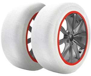 MUSHER Chaînes neige chaussettes textile PREMIUM Taille 3 Made in France (la paire)