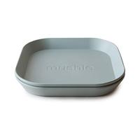 mushie Assiette pour Enfants | Réutilisable Vaisselle Sans BPA | Assiettes Compatibles Lave-Vaisselle & Micro-ondes | Fabriqué au Danemark | Sage