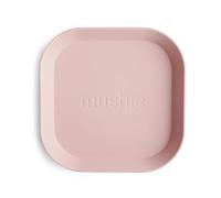Mushie Assiette pour Enfants | Réutilisable Vaisselle Sans BPA | Assiettes Compatibles Lave-Vaisselle & Micro-ondes | Fabriqué au Danemark | Blush