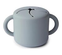 Mushie Baby Snack Cup Stone Grey 1 Unité