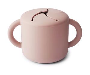 Mushie Baby Snack Cup tasse pour le goûter Blush 1 pcs