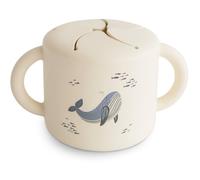 Mushie Baby Snack Cup tasse pour le goûter Whales 1 pcs