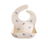 Mushie Baleines d'alimentation bébé en silicone imperméable Ajustable Fit