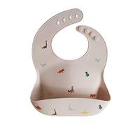 Bavoir avec récupérateur MUSHIE en silicone multicolore TU