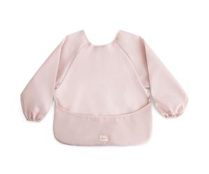 mushie Bavoir Manches Longues Bébé | Tablier Bébé pour Manger Imperméable | Ajustement Réglable pour 6-24 Mois |