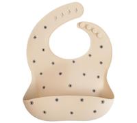 mushie Bavoir pour bébé en silicone | Bavoirs imperméables réglables (marguerite)