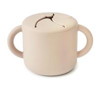 mushie Bol Tasse à Collation Silicone | Sans BPA | Assiette Anti Renversement | Accessoires pour Bébé, Jeunes Enfants Garçons et Filles | Passent au Lave-Vaisselle et au Micro-Ondes | Shifting Sand