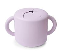 mushie Bol Tasse à Collation Silicone | Sans BPA | Assiette Anti Renversement | Accessoires pour Bébé, Jeunes Enfants Garçons et Filles | Passent au Lave-Vaisselle et au Micro-Ondes | Soft Lilac