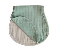 Mushie Débarbouillette en Mousseline | Lot de 2 | Langes en Coton Organique | 55x25 Cm | Accessoires pour Bébé, Jeunes Enfants Garçons et Filles | Matériel Durable & de Haute Qualité | Roman Green/Fog