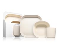 Mushie Dinnerware Set service de table pour enfant 6m+ Ivory 3 pcs